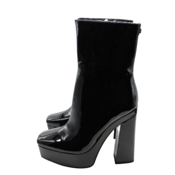 Guess Womens Platform Cushioned Logo Byra Square Toe Dress Booties - Picture 5 of 7